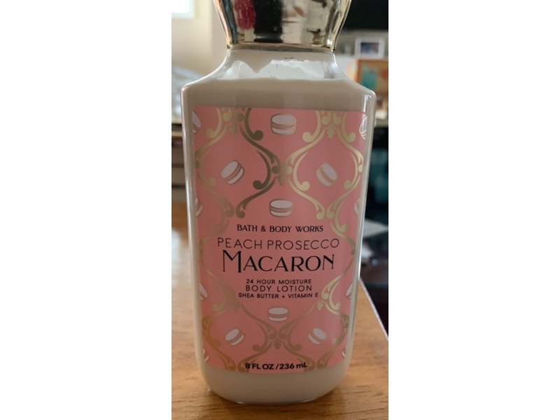 Bath & Body Works Body Lotion, Peach Prosecco Macaron, 8 fl oz/236 mL