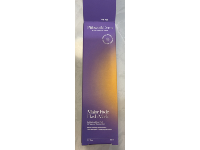 Pillowtalk Derm Major Fade Flash Mask, 1.7 fl oz/50 mL