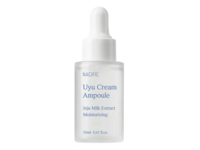 Nacific Uyu Moisturizing Cream Ampoule, Jeju Milk Extract, 0.67 fl oz/20 mL