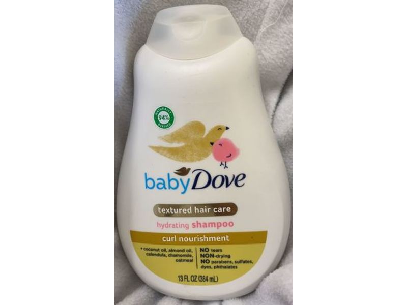 Baby Dove Textured Hair Care Shampoo, Curl Nourishment, 13 fl oz/384 mL