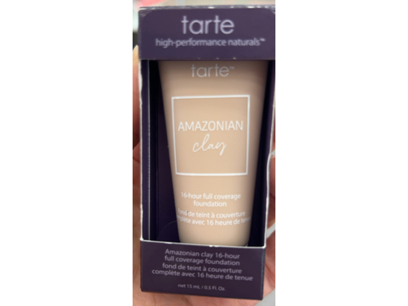 Tarte Amazonian Clay 16 Hour Full Coverage Foundation, 26N Light-Medium, 0.5 fl oz/15 mL