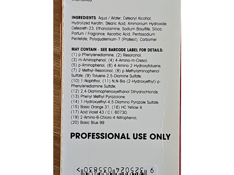 Keratin Colour Permanent Color, Lightener Iridescent, 140 g