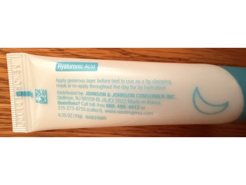 Neutrogena Hydrating Lip Sleeping Mask, 0.35 oz/10 g