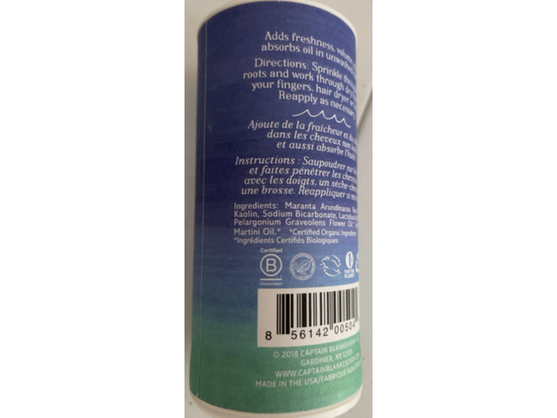 Captain Blankenship Mermaid Dry Shampoo, 2.4 oz/68 g