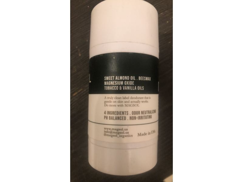 Hunter Magnesium Deodorant for Men and Women - 100% Natural Deodorant 3.2 oz