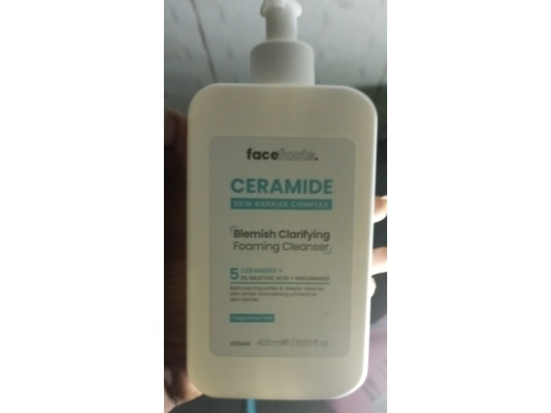 Face Facts Blemish Clarifying Foaming Cleanser, Ceramide, 13.53 fl oz/400 mL
