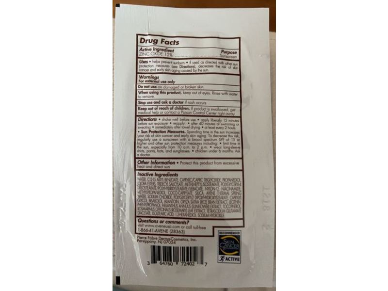 Avene Mineral Multi-Defense Sunscreen Fluid, SPF 50+, 0.1 fl oz/3 mL