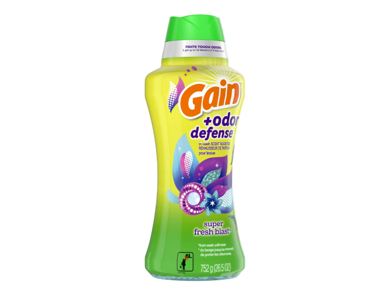 Gain + Odor Defense In-Wash Scent Booster, Super Fresh Blast Scent, 26.5 oz/752 g