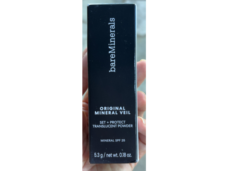 Bare Minerals Original Mineral Veil Set + Protect Translucent Powder, SPF 25, Translucent, 0.18 oz/5.3 g