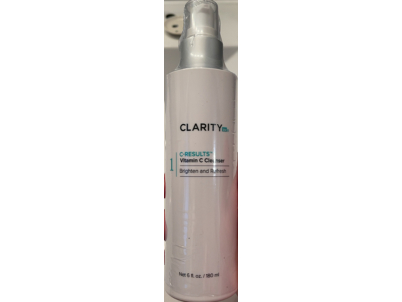 ClarityRx C-Results Facial Cleanser Brighten & Refresh, Vitamin C, 6 fl oz/180 mL