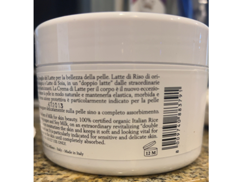 Perlier Double Latte Body MIlk Cream, 6.7 fl oz/200 mL