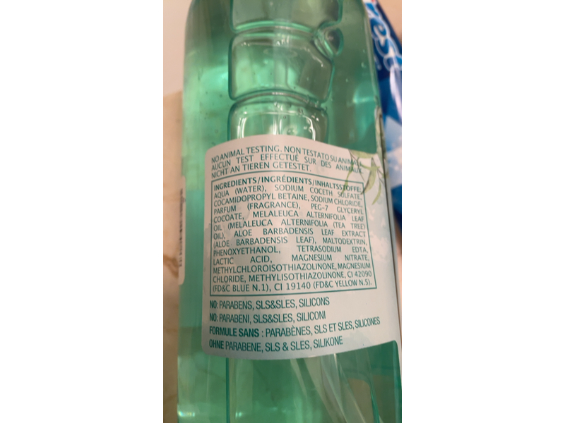 Erbario Toscano Refreshing Liquid Soap, Aloe & Tea Tree,33.8 fl oz/1000 mL