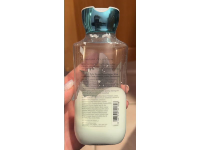 Bath & Body Works Maui Mango Sure Body Lotion, Shea & Vitamin E, 8 fl oz/236 mL