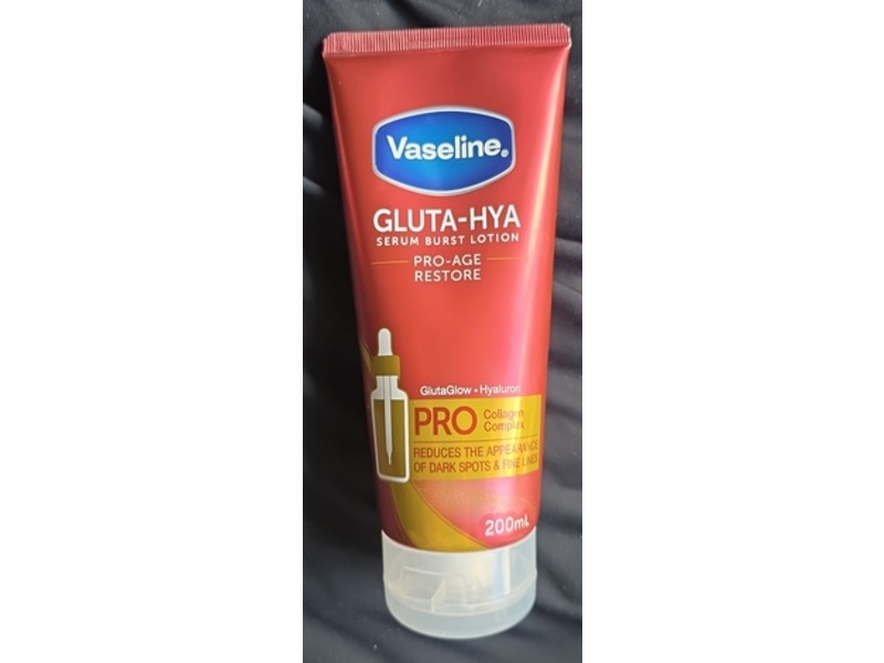 Vaseline Gluta-Hya Serum Burst Lotion, Pro-Age Restore, 200 mL