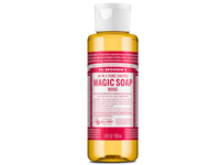 Dr.Bronner's 18-In-1 Pure Castile Magic Soap, Rose, 3.4 fl oz/100 mL - thumbnail 1
