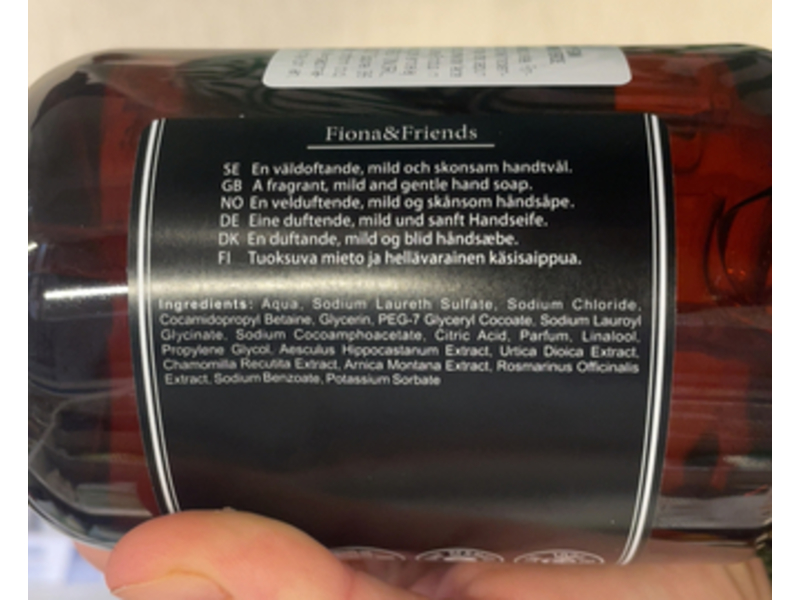 Fiono & Friends Hand Soap, Honey Suckle & Lime, 500 mL