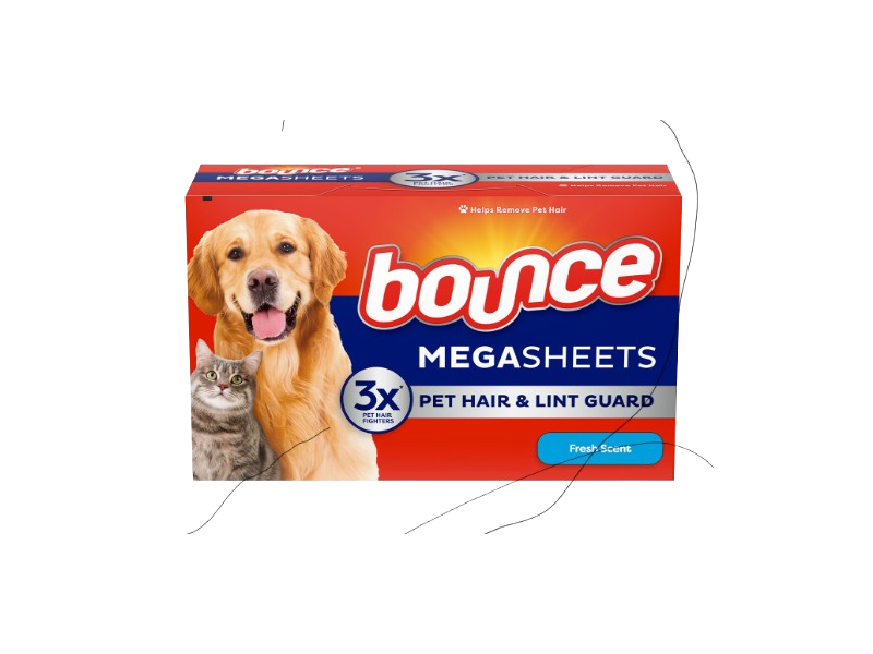 Bounce Megasheets Pet Hair & Lint Guard, Fresh Scent, 40 Sheets