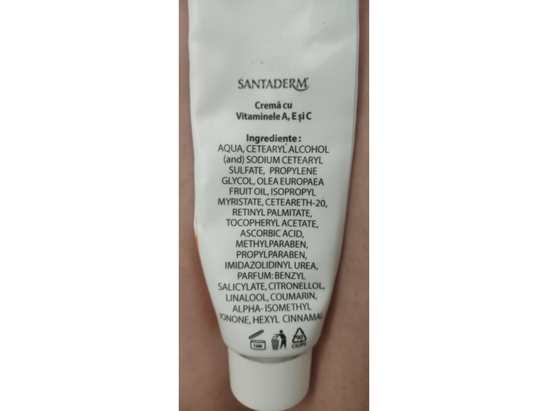 Santaderm Cream, Vitamins A+E+C, 50ML