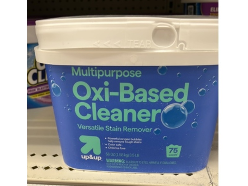 Up & Up Oxi-Based Cleaner Versatile Stain Remover, 75 Loads, 56 oz/1.58 kg