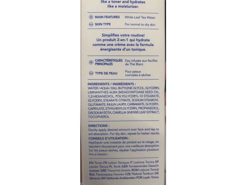 LANEIGE Cream Skin 2 In 1 Toner & Moisturizer, 5 fl oz/150 mL