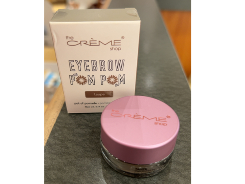 The Creme Shop Eyebrow Pom Pom Pomade, Taupe, 0.14 oz/4 g