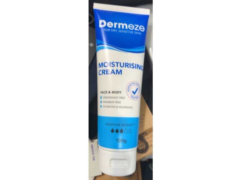 Dermeze Face & Body Moisturizing Cream, 100 g