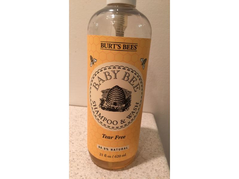 Burt's Bees Baby & Mom Baby Bee Shampoo & Wash with Pump, Tear-Free 21 fl. oz. (a)