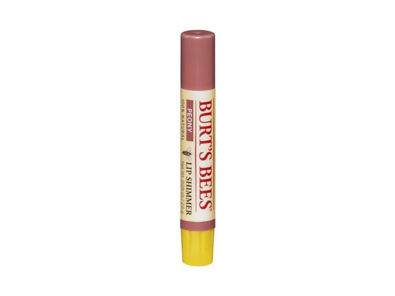 Burt's Bees Lip Shimmer, Peony (Pack of 4) Ingredients and Reviews