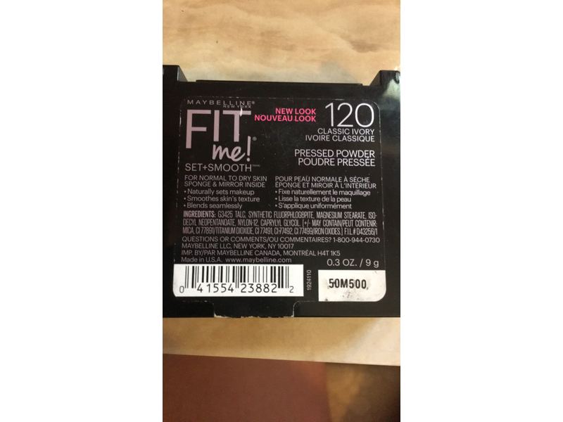 Maybelline Fit Me Pressed Powder Classic Ivory (2-Pack)