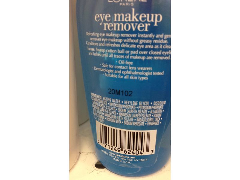 L'Oreal Paris Eye Makeup Remover, 4 fl oz