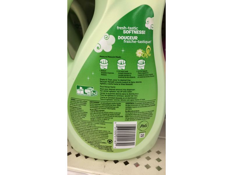 Gain Liquid Fabric Softener, Original Fresh, 60 Loads, Pack Of 4