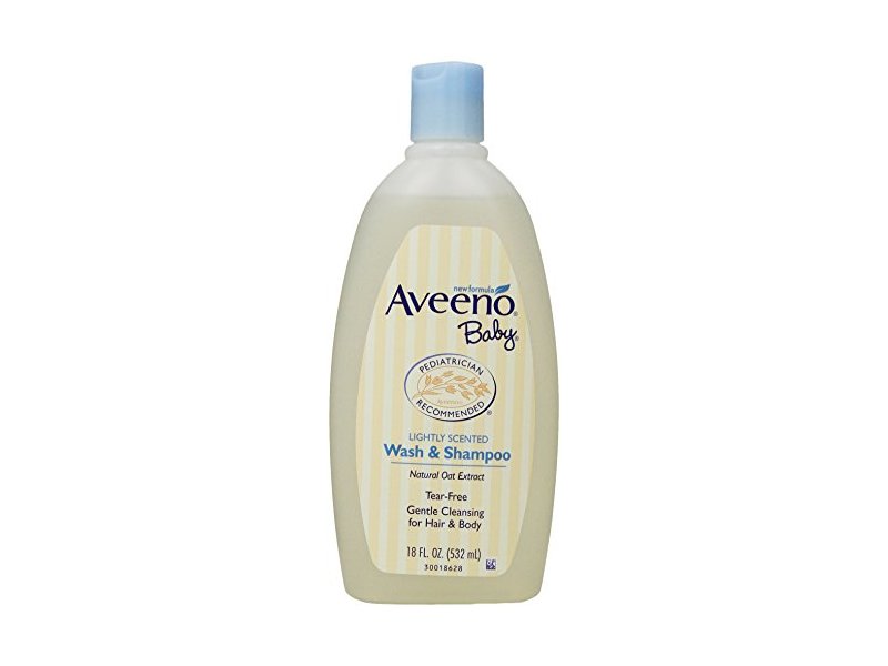 Aveeno Baby Wash and Shampoo with Natural Oat Extract, 18 Ounce