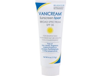 Vanicream Sunscreen Sport, SPF 35, 4 oz|113 g