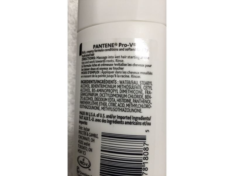 Pantene Pro-V Daily Moisture Renewal Hydrating Conditioner, 3.38 fl oz