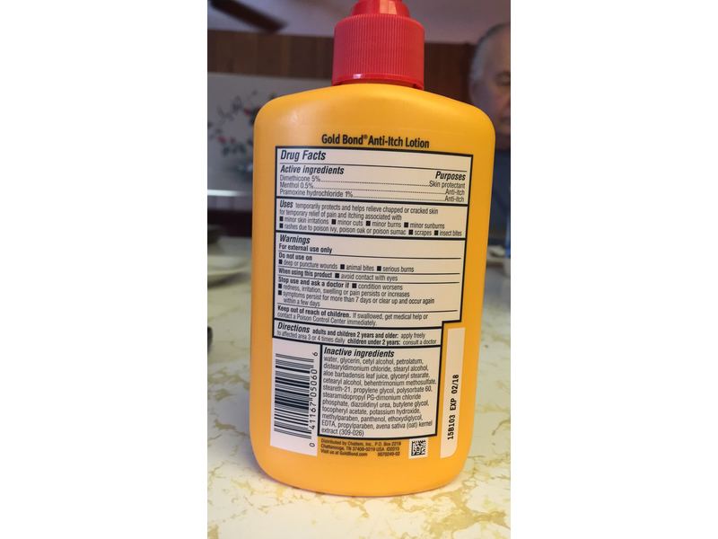 gold bond anti itch lotion