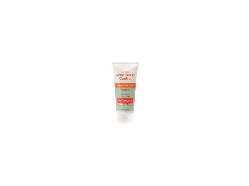Neutrogena Acne Stress Control Power Cream Face Wash, Oil Free, 6 fl oz/177 mL