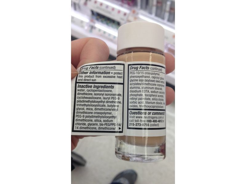Neutrogena Nourishing Long Wear Liquid Makeup, Classic Ivory, 1 Fluid Ounce