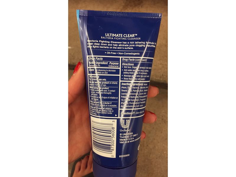 noxzema bacteria fighting cleanser