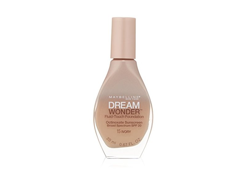 Maybelline New York Dream Wonder Fluid-Touch Foundation, Ivory, 0.67 Fluid Ounce
