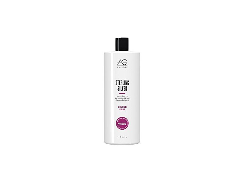 AG Hair Care Sterling Silver Toning Shampoo, 33.8 Ounce  AG Hair Care Sterling Silver Toning Shampoo, 33.8 Ounce