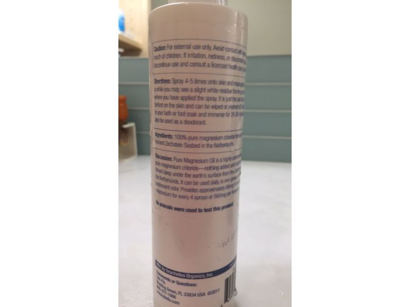 Life-Flo Pure Magnesium Oil Spray, 8 oz/237 mL