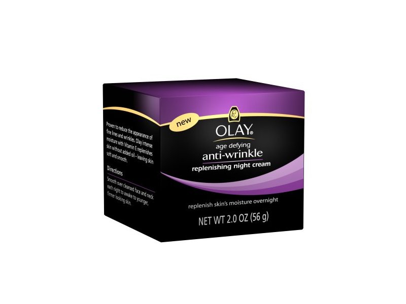 Olay Age Defying Anti-Wrinkle Night Cream, 2 Ounce (Pack of 2)