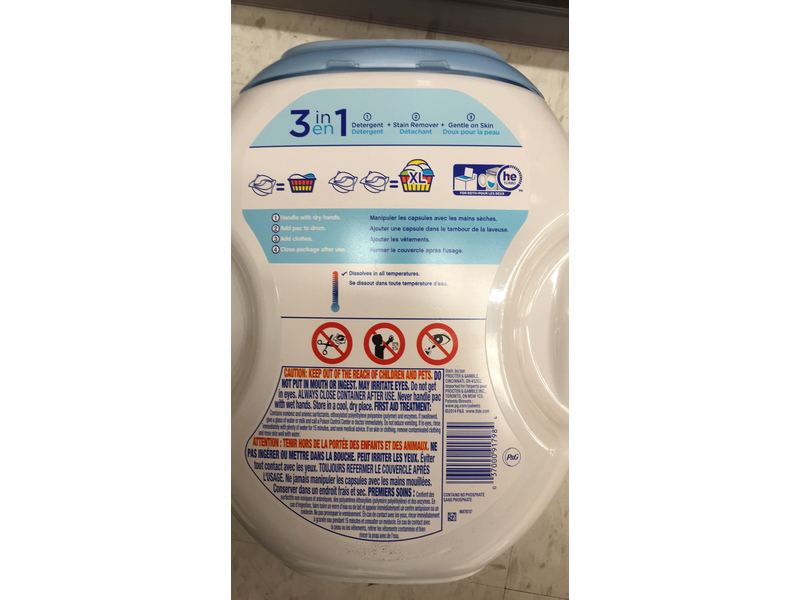 Tide Pods Free & Gentle Detergent, 81 Count, 71 oz/4.43 Lb