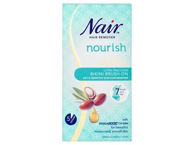 Nair Ultra Precision Bikini Brush on Hair Removal Cream, 60 ml