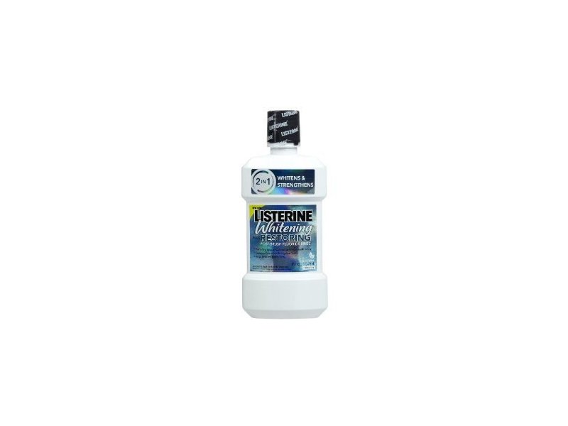 Listerine Whitening Plus Restoring Fluoride Rinse, Clean Mint, Johnson & Jonson Ingredients and