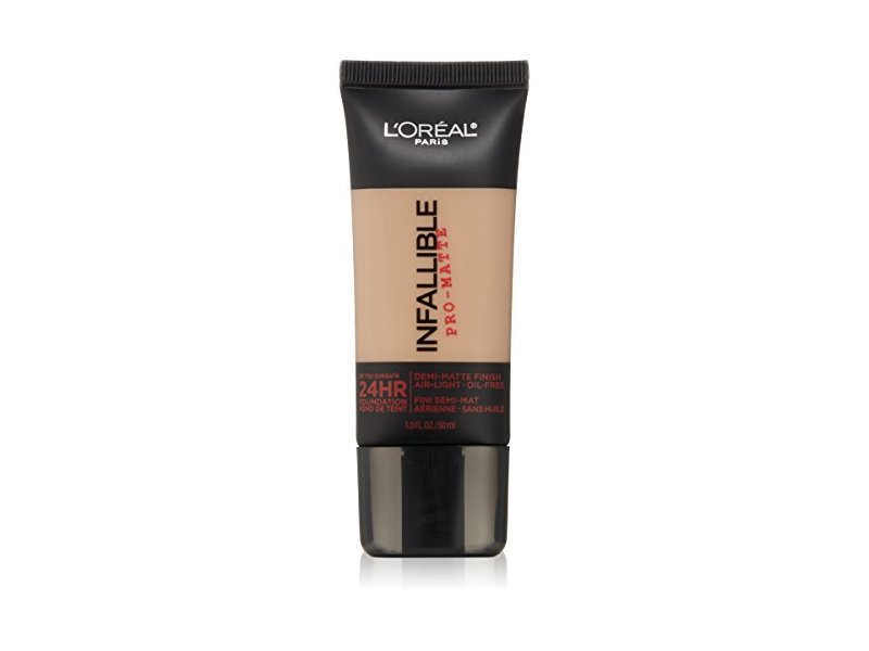 L'Oreal Paris Infallible Pro-Matte Foundation Makeup, Sun Beige, 1 fl oz/30 mL