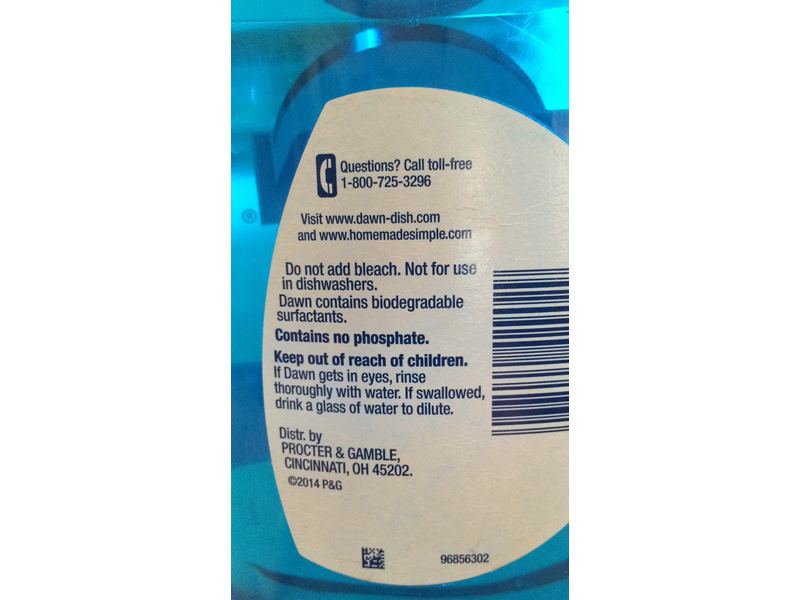 Dawn Ultra Dishwashing Liquid, Original Scent, 34.2 fl oz/1.01 L