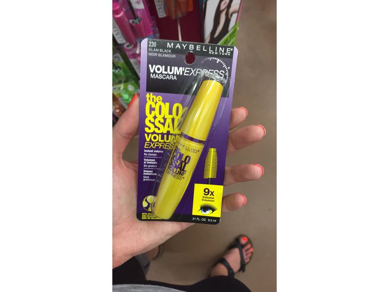 Maybelline Volum' Express The Colossal Volum' Express Mascara, 230 Glam Black, 0.31 fl oz (Pack of 2)