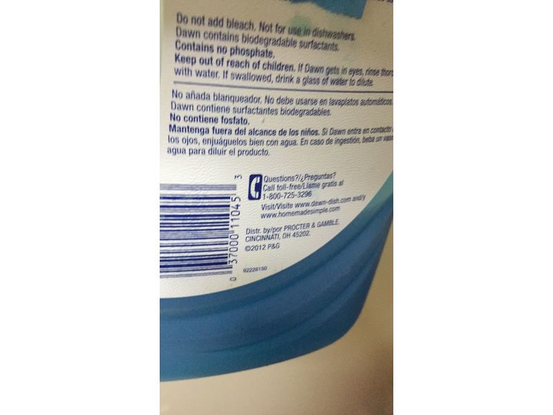 Dawn Ultra Concentrated Original Scent Dishwashing Liquid, 56 fl oz