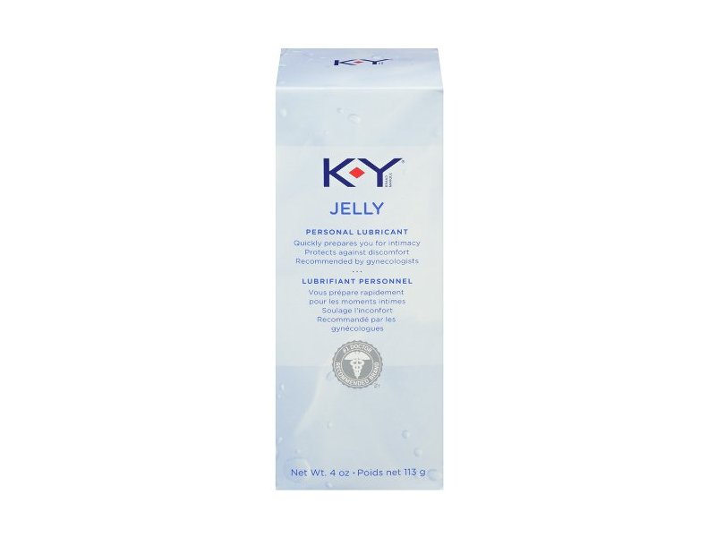 K-Y Jelly Personal Water Based Lubricant, 4 Ounce